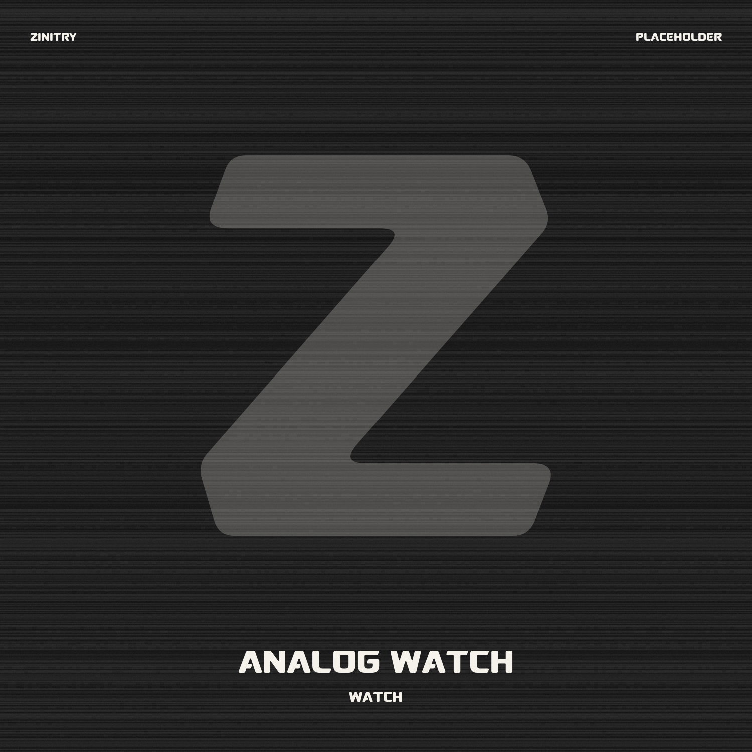 Analog Watch - Zinitry placeholder